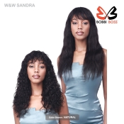 Bobbi Boss 100% Human Hair Wig - MH1396 W&W SANDRA