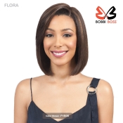 Bobbi Boss 100% Human Hair Sleek Bob Lace Front Wig - MHLF405 HH FLORA