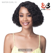Bobbi Boss Unprocessed Human Hair Lace Front Wig - MHLF421 WATER CURL 10