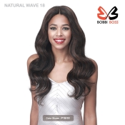 Bobbi Boss 100% Human Hair Lace Front Wig - MHLF492 NATURAL WAVE 18