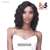 Bobbi Boss 100% Unprocessed Human Hair 13x4 Hand Tied Deep HD Lace Wig - MHLF536 VALERIE