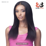 Bobbi Boss 100% Human Hair 13X4 Lace Front Wig - MHLF553 IMANI 22