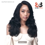 Bobbi Boss 100% Human Hair Deep Lace Wig - MHLF599 SUPER WAVE 20