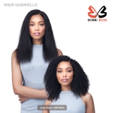 Bobbi Boss 100% Unprocessed Human Hair W&W Lace Front Wig - MHLF651 GABRIELLE