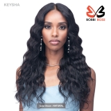 Bobbi Boss 100% Unprocessed Human Hair HD Deep Lace Wig - MHLF676 KEYSHA