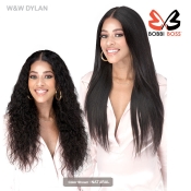 Bobbi Boss 100% Unprocessed Human Hair Wet & Wavy 360 HD Lace Wig - MHLF678 DYLAN