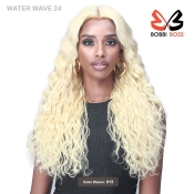 Bobbi Boss 100% Premium Remy Hair 13X4 HD Lace Wig - MHLF917 WATER WAVE 24