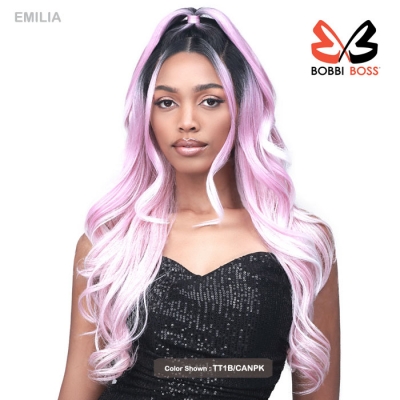 Bobbi Boss Synthetic Hair 360 13x2 Updo Revolution Frontal Lace Wig - MLF417 EMILIA