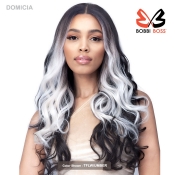 Bobbi Boss Synthetic 13x7 Glueless HD Lace Frontal Wig - MLF603 DOMICIA