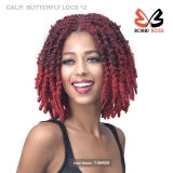 Bobbi Boss Synthetic Hair 4x4 Frontal Lace Wig - MLF613 CALIF BUTTERFLY LOCS 12