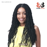 Bobbi Boss Synthetic 4.5 HD Deep Part Braided Lace Front Wig - MLF618 NU LOCS 24