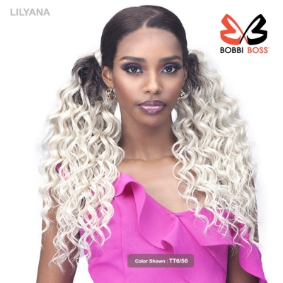 Bobbi Boss Synthetic Z-Part HD Full Lace Wig - MLF681 LILYANA