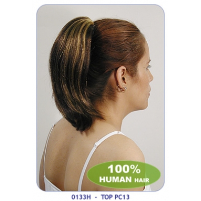 NEW BORN FREE 100% Human Hair Ponytail: TOP PC13/H