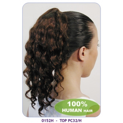 NEW BORN FREE 100% Human Hair Ponytail: 0152H TOP PC32/H