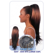 NEW BORN FREE Synthetic Drawstring Ponytail: 0247 ANN D/S (LARGE CAP)