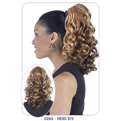 NEW BORN FREE Synthetic Drawstring Ponytail: 0266 HEIDI D/S