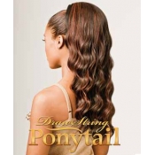 NEW BORN FREE Synthetic Drawstring Ponytail: 0325  MONICA D/S