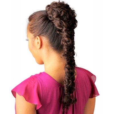 NEW BORN FREE Synthetic Drawstring Ponytail: 0330 LORI D/S (Braided)