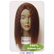 NEW BORN FREE 100% Human Hair Wig: 1113H: BRIGITTE