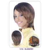 NEW BORN FREE Synthetic Wig: 1216 BLUEBERRY (Fusion Band Cap)