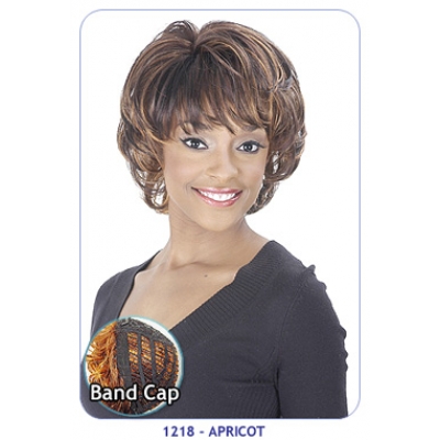 NEW BORN FREE Synthetic Wig: 1218 APRICOT (Fusion Band Cap)