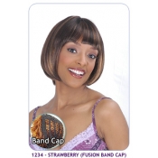 NEW BORN FREE Synthetic Wig: 1234 STRAWBERRY (FUSION BAND CAP)