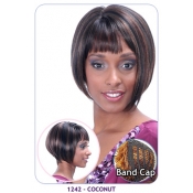 NEW BORN FREE Synthetic Wig: 1242 COCONUT (FUSION BAND CAP)