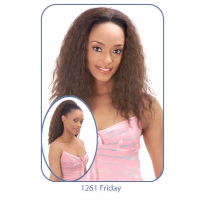 NEW BORN FREE Demi Cap Synthetic Half Wig: 1261 FRIDAY