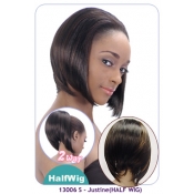 NEW BORN FREE Demi Cap Synthetic Half Wig: 13006S JUSTINE