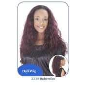NEW BORN FREE Demi Cap Synthetic Half Wig: 2234 BOHEMIAN