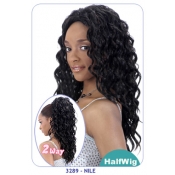 NEW BORN FREE Demi Cap Synthetic Half Wig: 3289 NILE