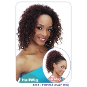 NEW BORN FREE Demi Cap Synthetic Half Wig: 3292 TWINKLE