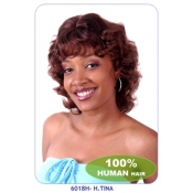 BOGO: NEW BORN FREE 100% Human Hair Half Wig: 6019H VIVIANA