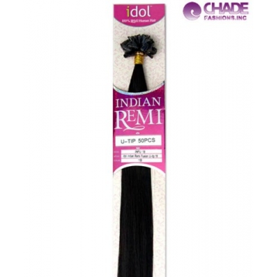 New Born Free Idol Indian Indian Hair Fusion Hair Extensions - INFU18 REMI FUSION U-TIP 18