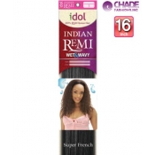 New Born Free Idol Indian Hair Weave Extensions - INW16S WET&WAVY (SUPER FRENCH) 16s