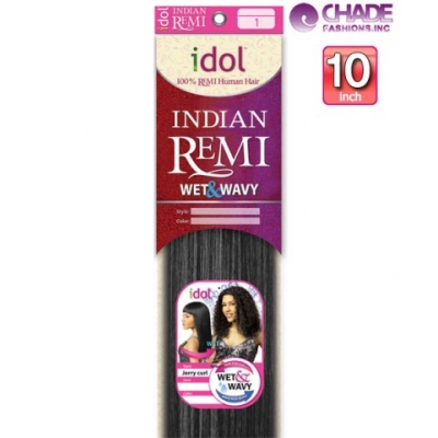 New Born Free Idol Indian Hair Weave Extensions - INJ10S WET&WAVY (JERRY CURL) 10s