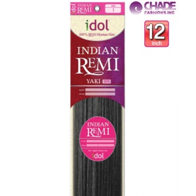 New Born Free Idol Indian Hair Weave Extensions - INY12S YAKI 12s