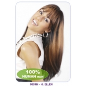 NEW BORN FREE 100% Human Hair Wig: 9009H ELLEN