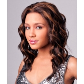 NEW BORN FREE Synthetic Magic Lace front Wig: ML103(combo hand-tied)