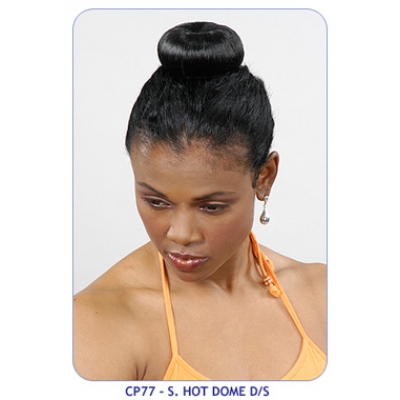 NEW BORN FREE Synthetic Drawstring Ponytail: CP77 S.HOT DOM PUFF