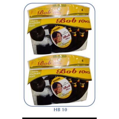 NEW BORN FREE HB10 Human BOB 10PCS (100% Human) - #MULTI-4