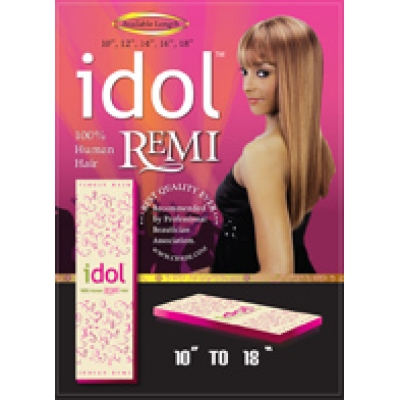 IDOL 100% Human Virgin Remi  Yaki Weave 18" inch