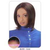 NEW BORN FREE 100% Human Magic Lace front Wig: MLH01 CORAL