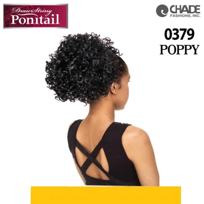 New Born Free Synthetic Drawstring Ponytail - 379 POPPY