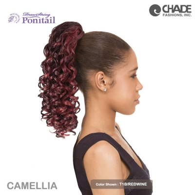 New Born Free Synthetic Drawstring Ponytail - 384 CAMELLIA