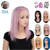 Ali 10A Unprocessed Virgin Human Hair 100% Handmade Full Lace Wig - A10AFBOB16