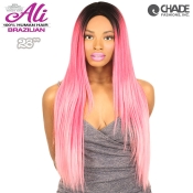 Ali 10A 100% Human Hair Remi Brazilian Full Lace Front Wig Straight 28 (hair length 22) - A10AFS28