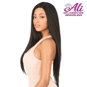 Ali Brazilian Remi Human Hair 9A 360 Frontal Lace Wig 20 - Straight