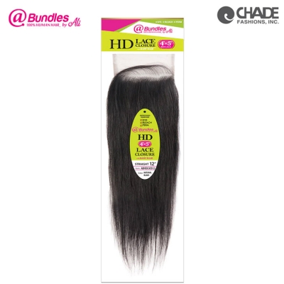 Ali 7A Brazilian Bundle 4x5 HD Lace Closure - STRAIGHT [10-18]