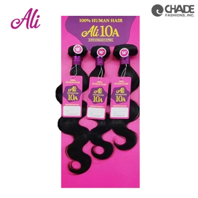 Ali 10A Human Hair Bundle Extensions 3PCS - BODY WAVE [D1-D6]